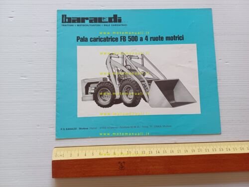 Baraldi FB 500 4 WD pala caricatrice gommata anni 70 …