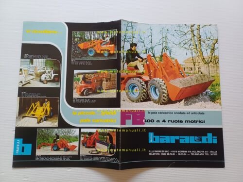 Baraldi FB 500 4 WD pala caricatrice gommata anni 70 …