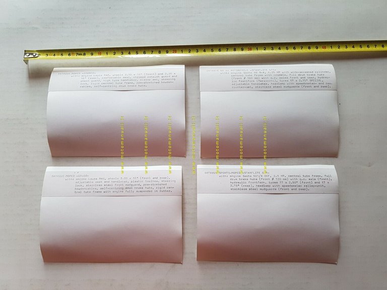 BATAVUS lotto 4 foto moto anni 70 da cartella stampa …