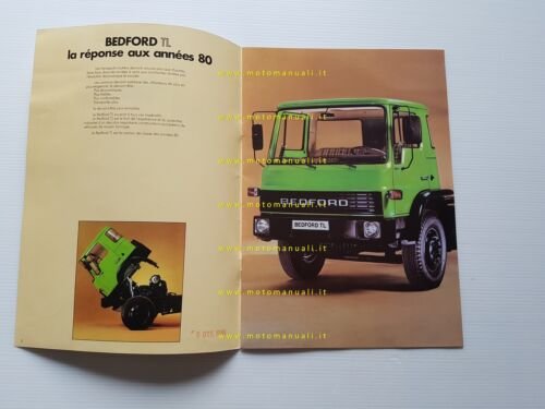 Bedford autocarri modelli TL 1980 depliant francese originale