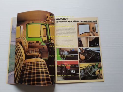 Bedford autocarri modelli TL 1980 depliant francese originale