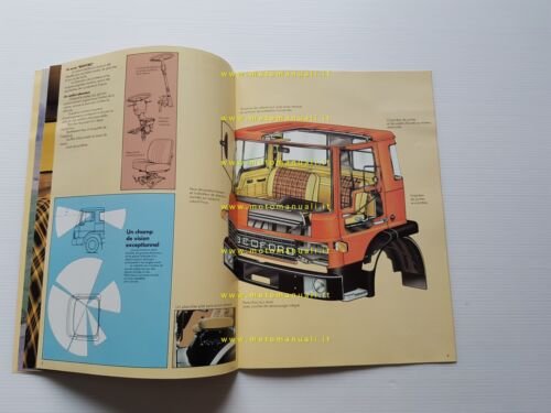 Bedford autocarri modelli TL 1980 depliant francese originale