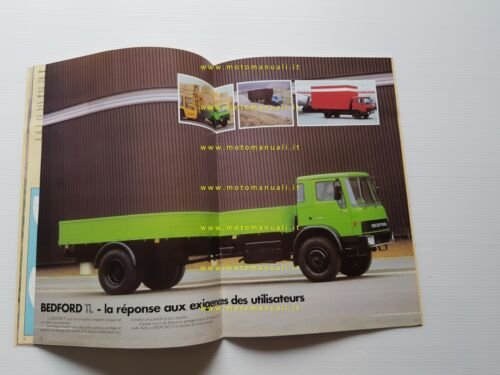 Bedford autocarri modelli TL 1980 depliant francese originale