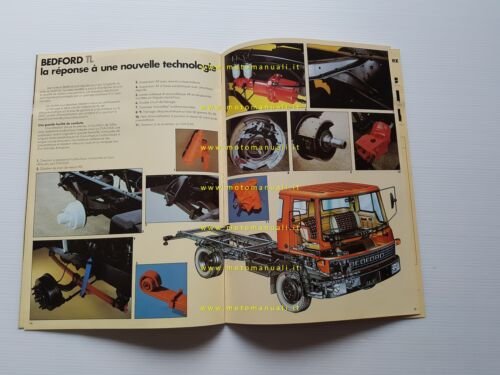 Bedford autocarri modelli TL 1980 depliant francese originale