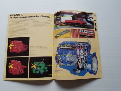 Bedford autocarri modelli TL 1980 depliant francese originale