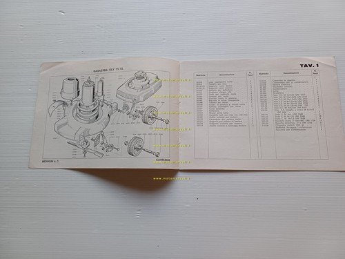Bedogni rasaerba Oly 35 350 EL manuale uso + catalogo …