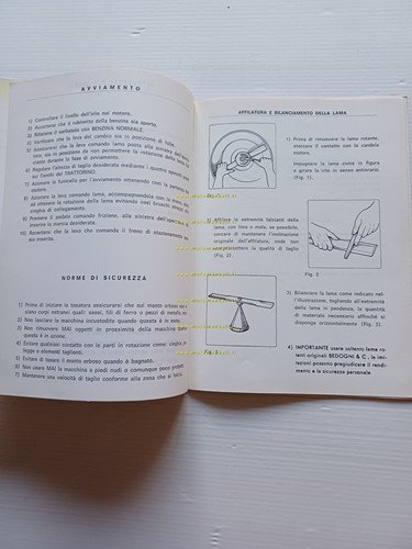 Bedogni Trattorino rasaerba Oly 231-232 manuale uso + catalogo ricambi …