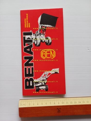 Benati modelli pale caricatrici gommate e cingolate anni 70 depliant …