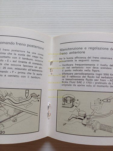 Benelli 125 -250 2C Elettronica 1975 manuale uso manutenzione libretto …