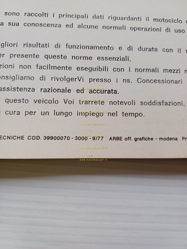 Benelli 125 -250 2C Elettronica 1977 manuale uso manutenzione libretto …