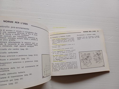 Benelli 125 -250 2C Elettronica 1977 manuale uso manutenzione libretto …
