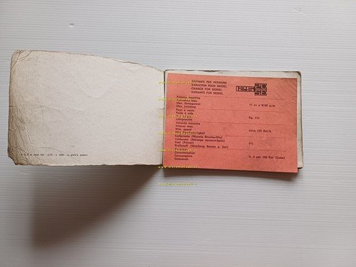 Benelli 125 -250 2C Elettronica freno disco 1975 manuale uso …