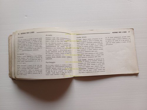 Benelli 125 -250 2C Elettronica freno disco 1975 manuale uso …