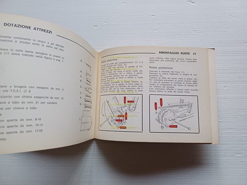 Benelli 125-250 2C 1a serie 1973 manuale uso manutenzione libretto …