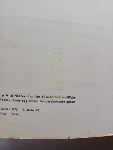 Benelli 125-250 2C 1a serie 1973 manuale uso originale ITALIANO …