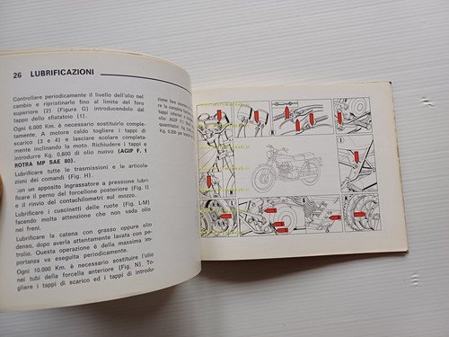 Benelli 125-250 2C 1a serie 1973 manuale uso originale ITALIANO …