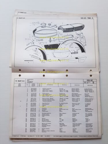 Benelli 125 2C - Motobi 125 2C SE 1980 catalogo …