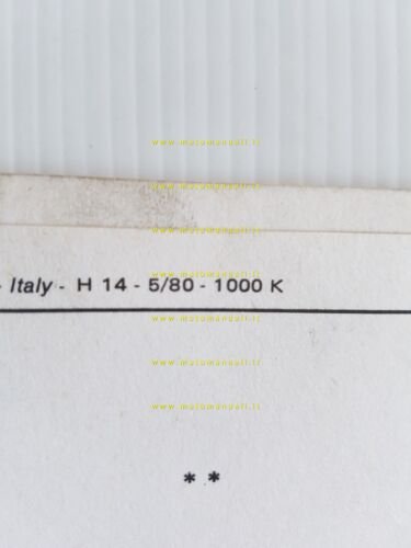 Benelli 125 2C - Motobi 125 2C SE 1980 catalogo …