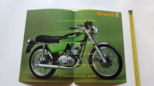 Benelli 125 2C 1972 depliant brochure moto originale italiano