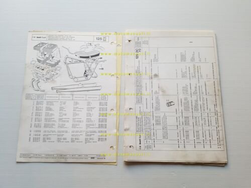 Benelli 125 2C Freno Disco - SE 1976 catalogo ricambi …