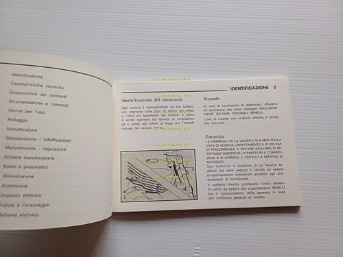 Benelli 125 2C SE - 250 2C Elettronica 1977 manuale …