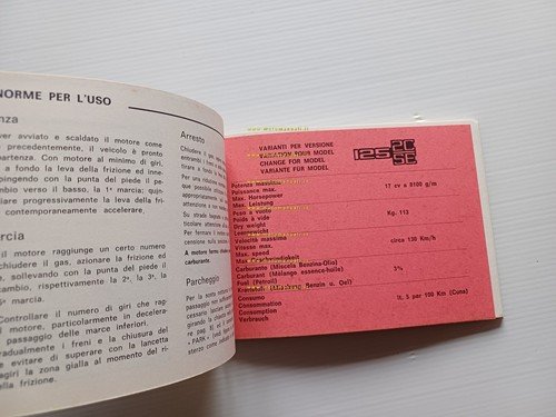 Benelli 125 2C SE - 250 2C Elettronica 1977 manuale …
