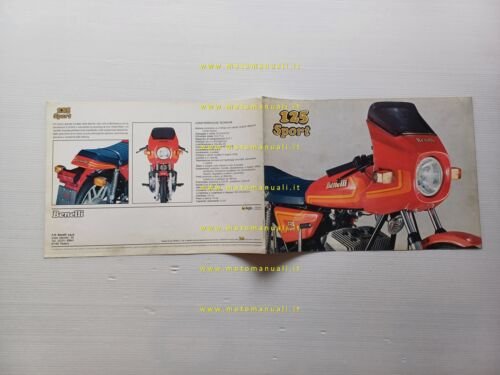 Benelli 125 2C Sport 1980 depliant brochure moto originale italiano