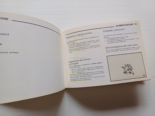 Benelli 125 2C Sport 1980 manuale uso manutenzione libretto istruzioni …