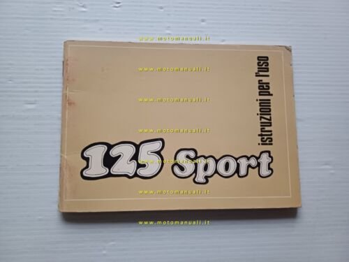 Benelli 125 2C Sport 1980 manuale uso manutenzione libretto Italiano …