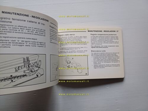Benelli 125 2C Sport 1980 manuale uso manutenzione libretto Italiano …