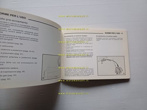 Benelli 125 2C Sport 1980 manuale uso manutenzione libretto Italiano …