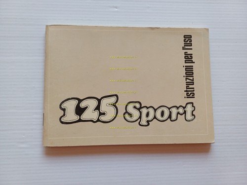 Benelli 125 2C Sport 1981 manuale uso manutenzione libretto Italiano …