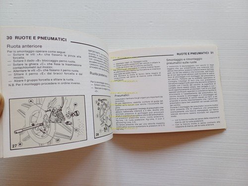 Benelli 125 2C Sport 1981 manuale uso manutenzione libretto Italiano …