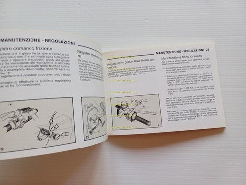 Benelli 125 2C Sport 1981 manuale uso manutenzione libretto Italiano …