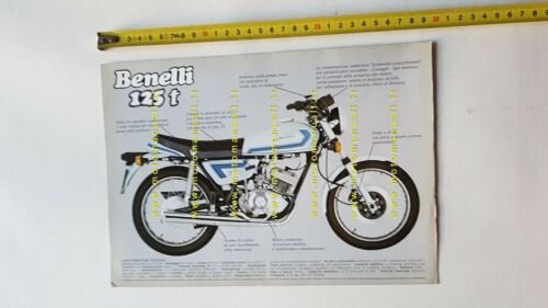 Benelli 125 2c T 1980 depliant brochure moto originale italiano