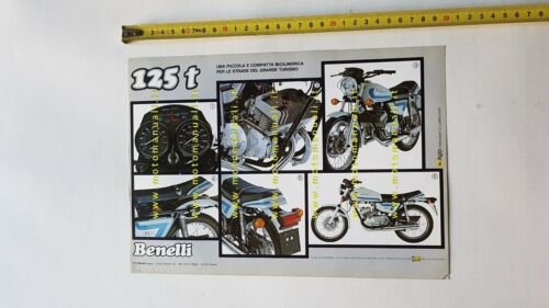 Benelli 125 2c T 1980 depliant brochure moto originale italiano