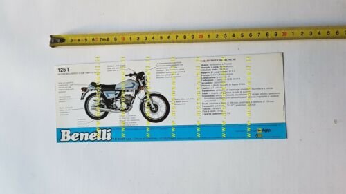 Benelli 125 2c T turismo 1980 depliant brochure moto originale …