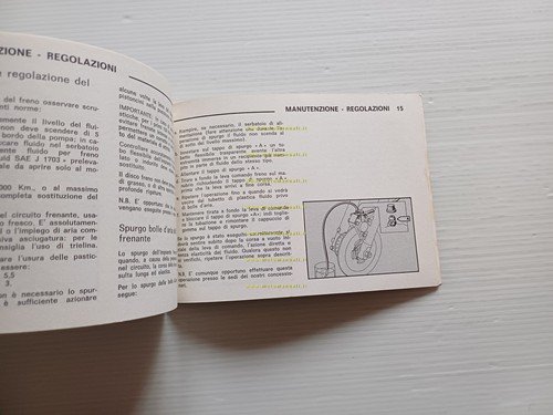 Benelli 125 2T Turismo 1976 manuale uso manutenzione libretto italiano …