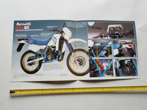 Benelli 125 BX 1986-87 depliant moto originale italiano
