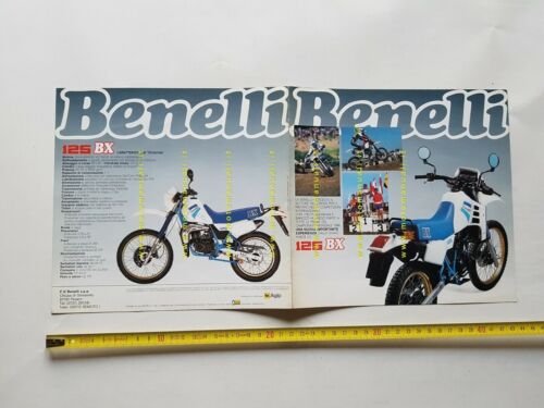 Benelli 125 BX 1986-87 depliant moto originale italiano
