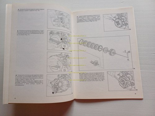 Benelli 125 BX 1987 Manuale Officina italiano originale