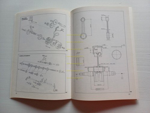Benelli 125 BX 1987 Manuale Officina italiano originale