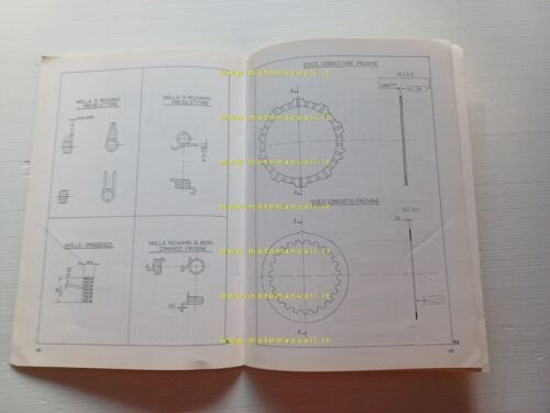 Benelli 125 BX 1987 Manuale Officina italiano originale