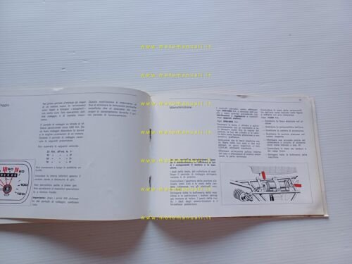 Benelli 125 Cross 1972 manuale uso manutenzione libretto Italiano originale