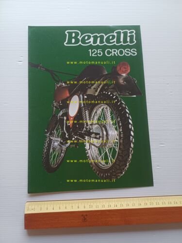 Benelli 125 Cross 1975 depliant ITALIANO originale