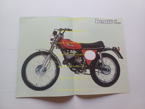 Benelli 125 Cross 1975 depliant ITALIANO originale