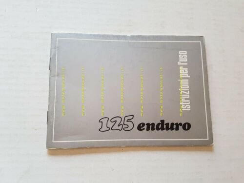 Benelli 125 Enduro 1975 manuale uso Italiano originale moto owner's …