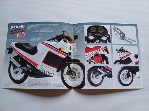 BENELLI 125 JARNO 1988 depliant italiano originale