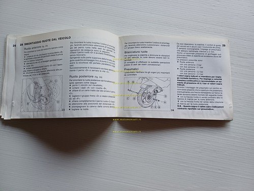 Benelli 125 Jarno 1988 manuale uso manutenzione libretto istruzioni originale