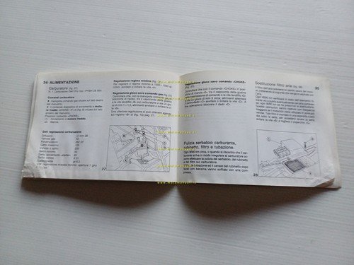 Benelli 125 Jarno 1988 manuale uso manutenzione libretto istruzioni originale